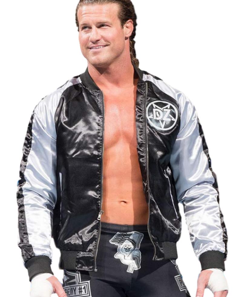 WWE Dolph Ziggler Varsity Jacket WWE Dolph Ziggler Varsity Jacket - Image 6