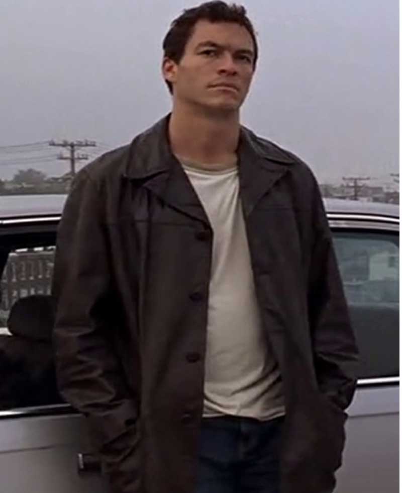 Dominic West The Wire Leather Coat Dominic West The Wire Leather Coat - Image 2