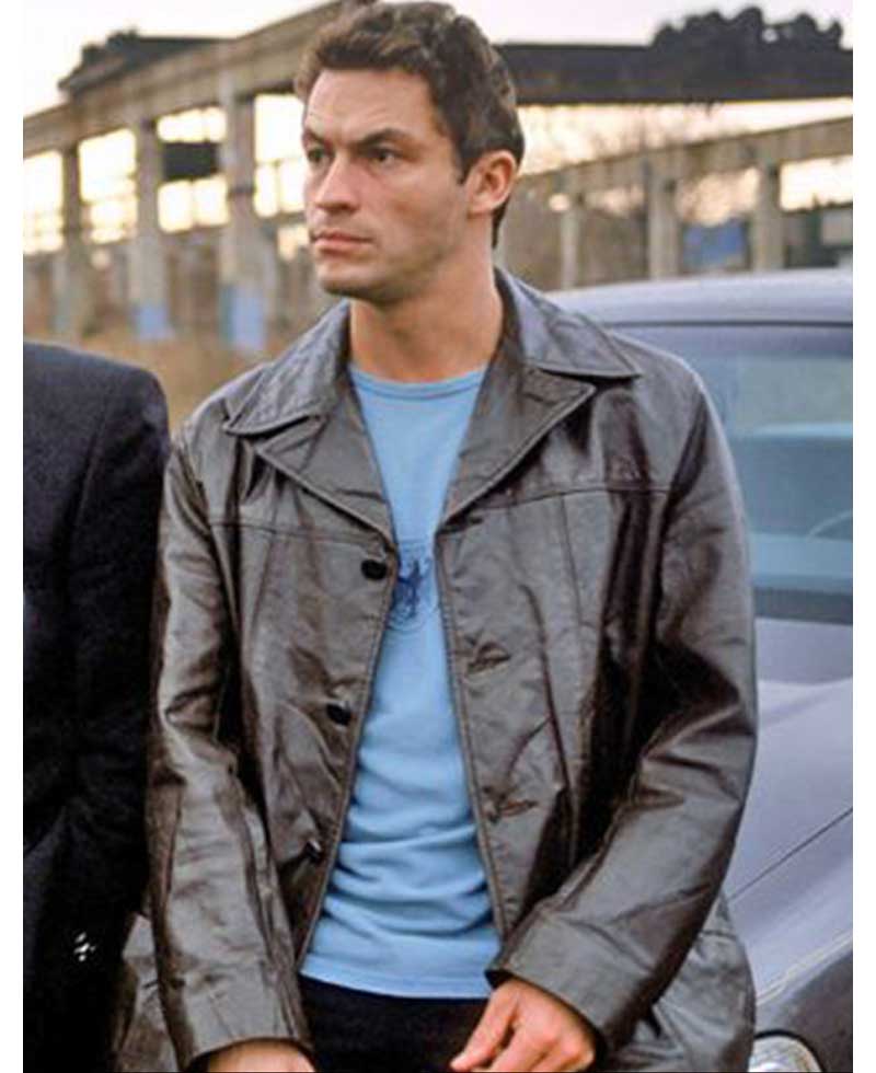 Dominic West The Wire Leather Coat Dominic West The Wire Leather Coat