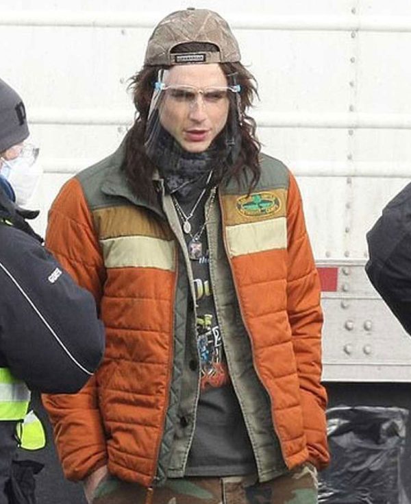 Timothée Chalamet Don't Look Up Orange Jacket