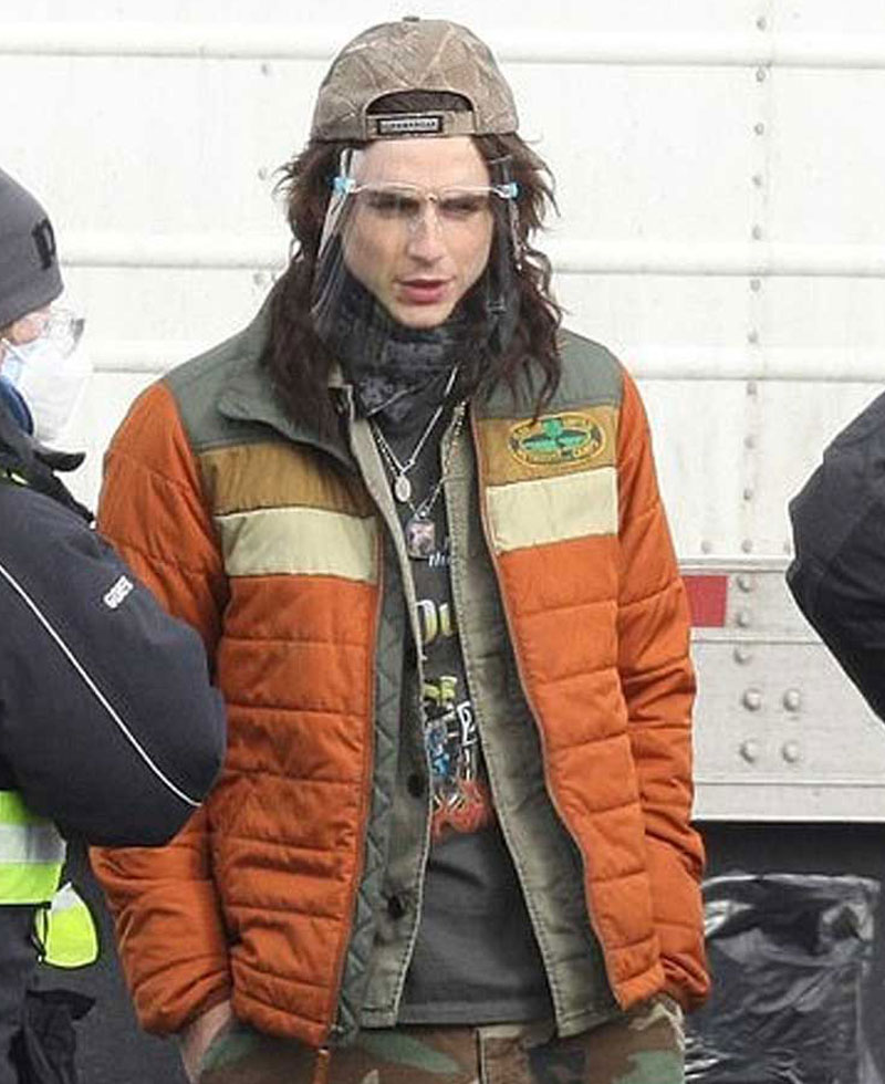 Timothée Chalamet Don't Look Up Orange Jacket Timothée Chalamet Don't Look Up Orange Jacket
