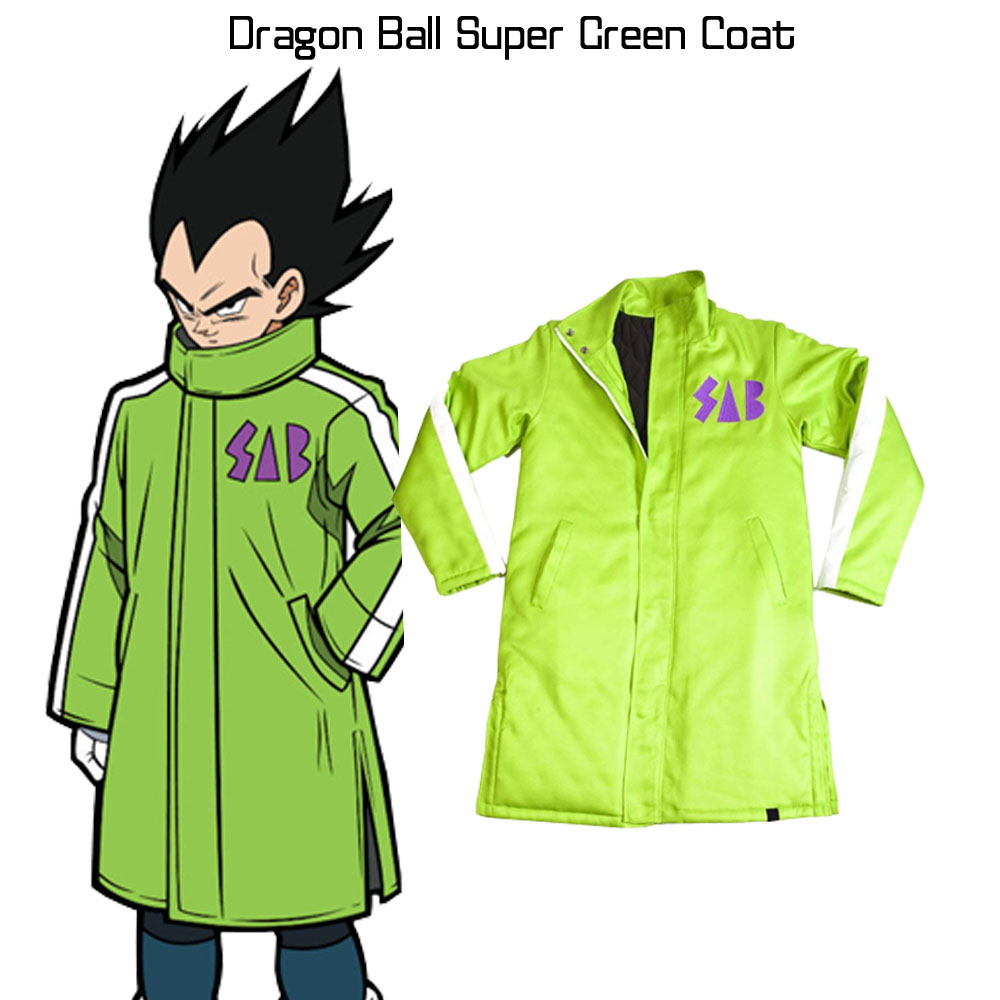 Dragon Ball Super Green Coat dragon ball sab jacket