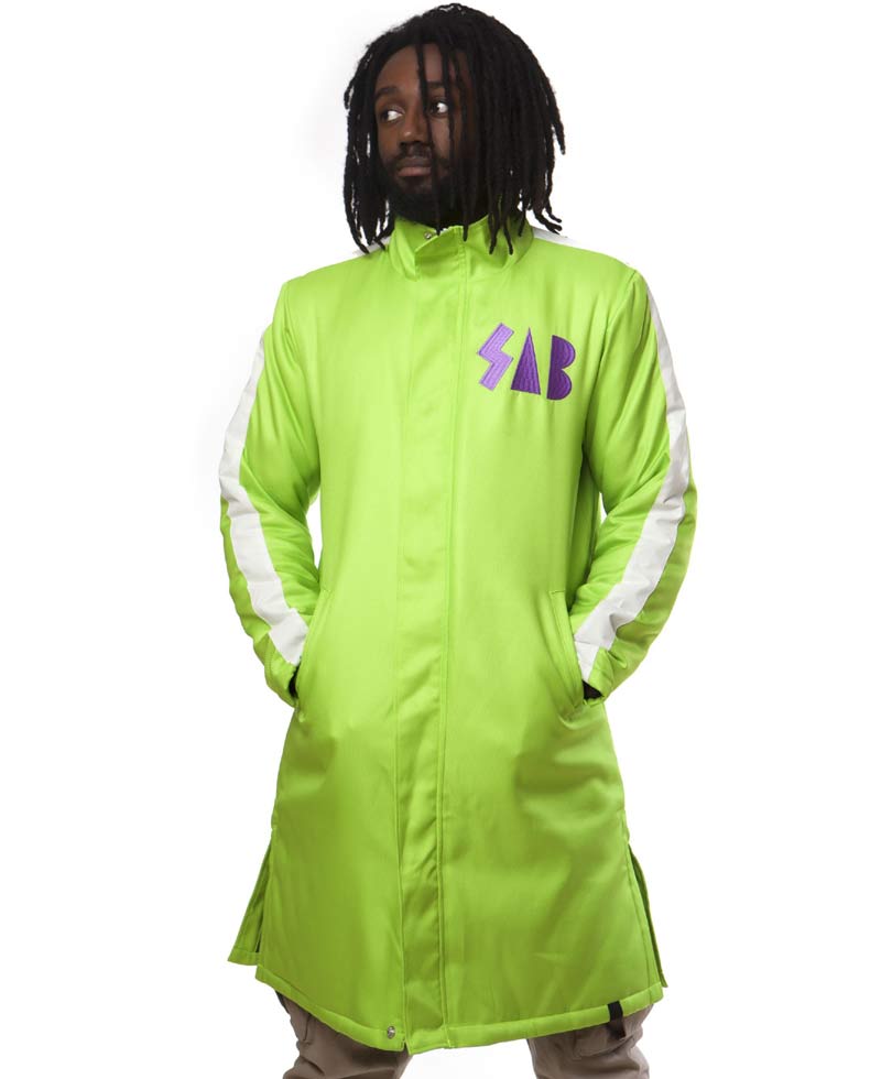 Dragon Ball Super Green Coat goku vegeta sab jacket