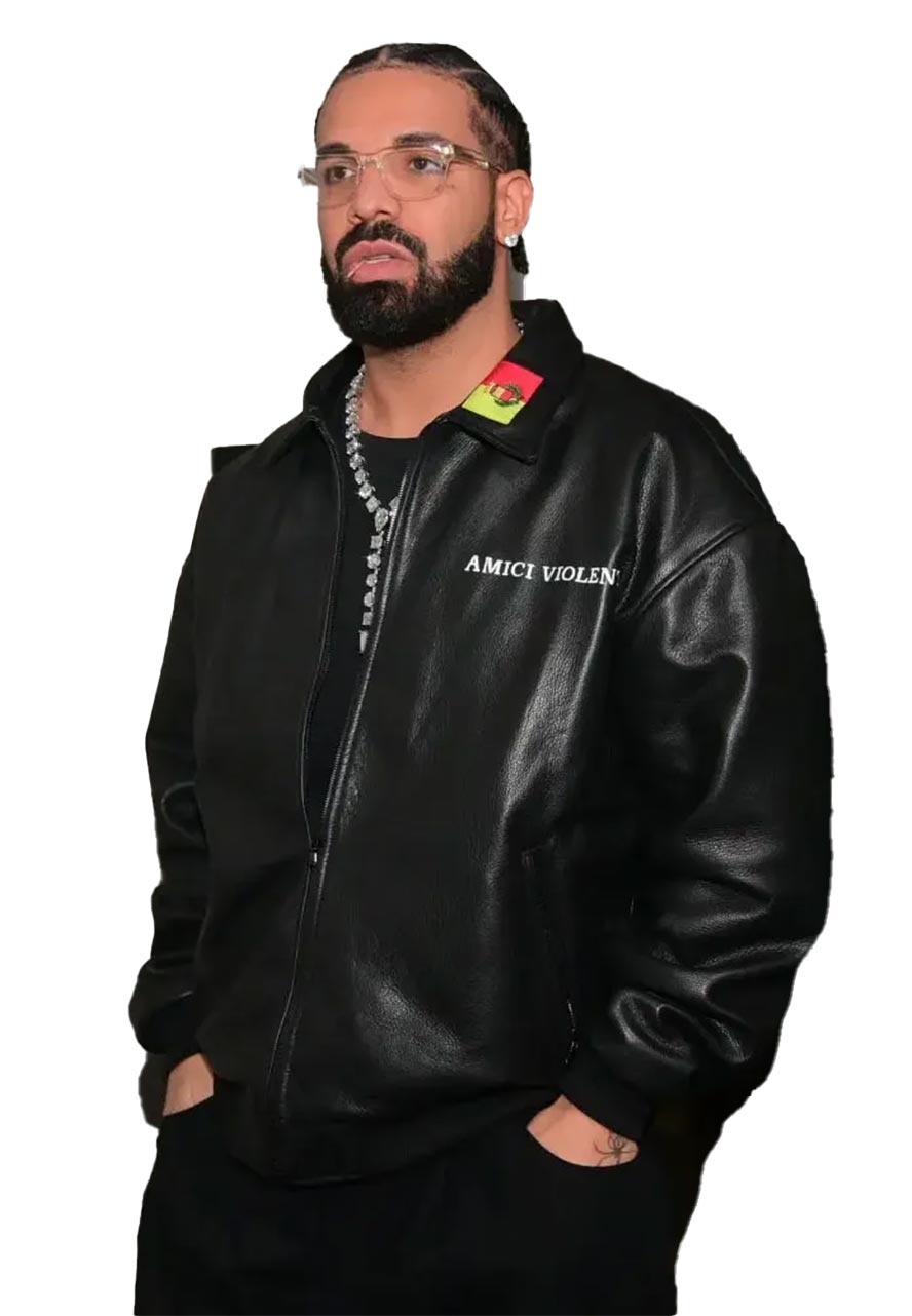 Drake Amici Violente Black Jacket Drake Amici Violente Black Jacket