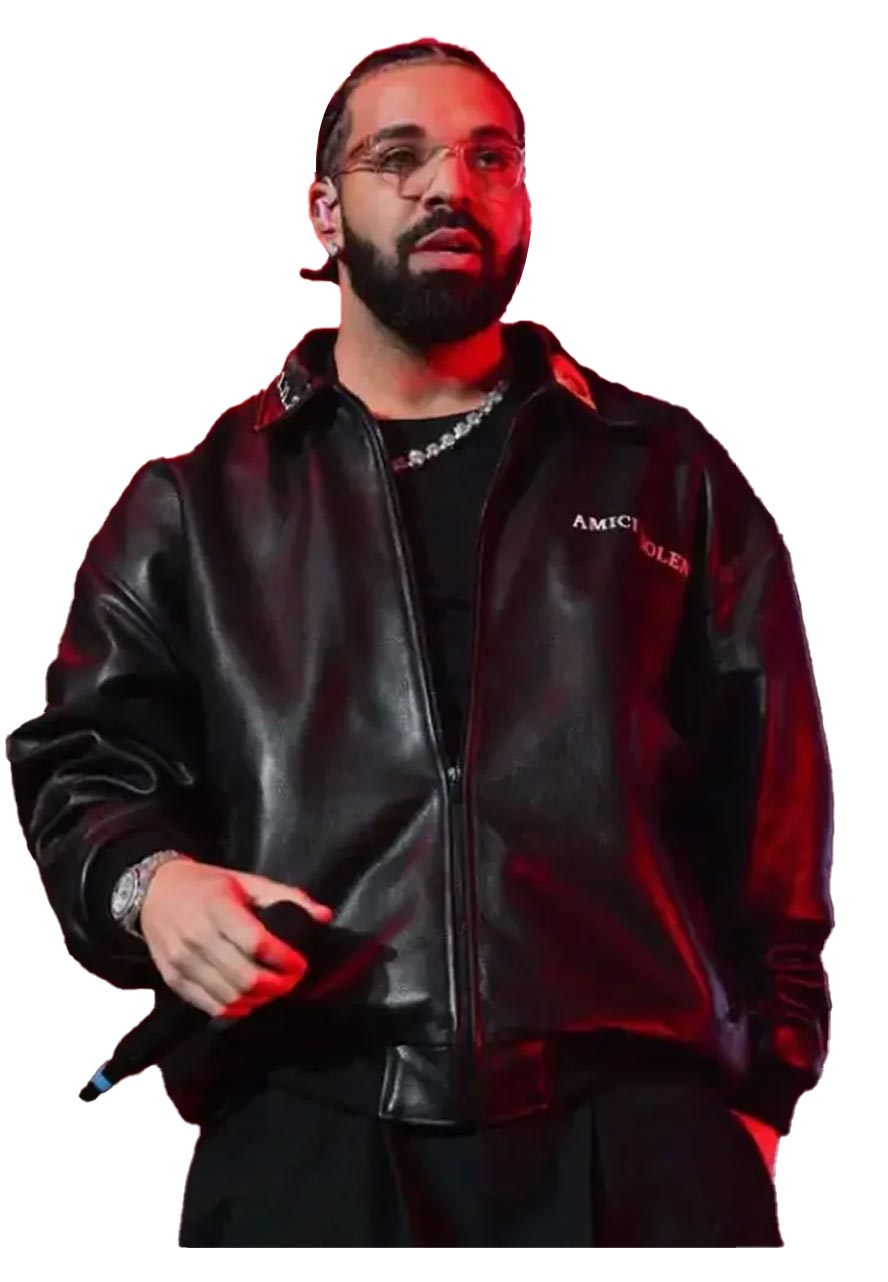 Drake Amici Violente Black Jacket Drake Amici Violente Black Jacket - Image 3