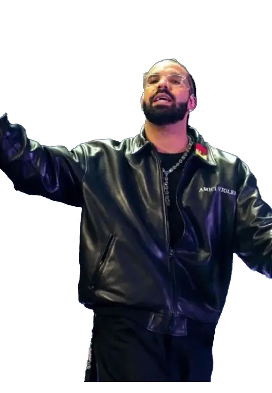 Drake Amici Violente Black Jacket Drake Amici Violente Black Jacket - Image 4