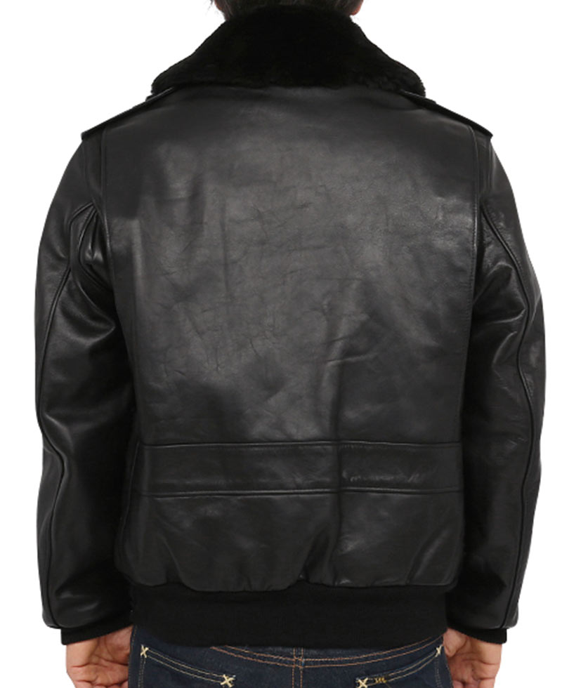 Drake Bomber Black Leather Jacket Drake Bomber Black Leather Jacket - Image 2