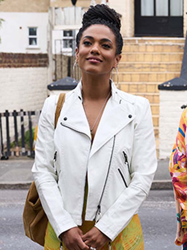 Dreamland Freema Agyeman White Jacket