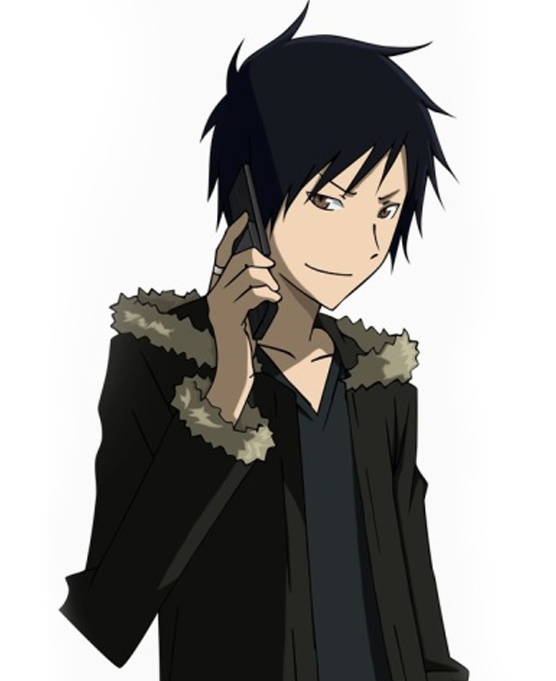 Durarara Izaya Jacket with Fur Hoodie Durarara Izaya Jacket with Fur Hoodie - Image 5