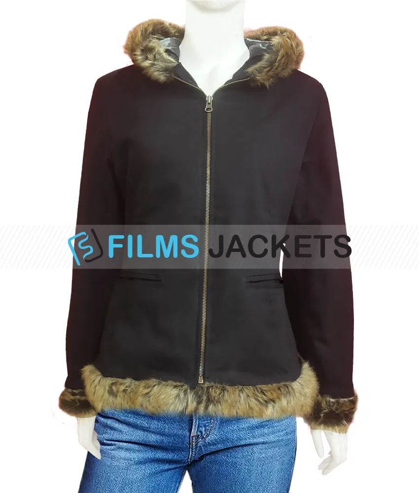 Durarara Izaya Jacket with Fur Hoodie