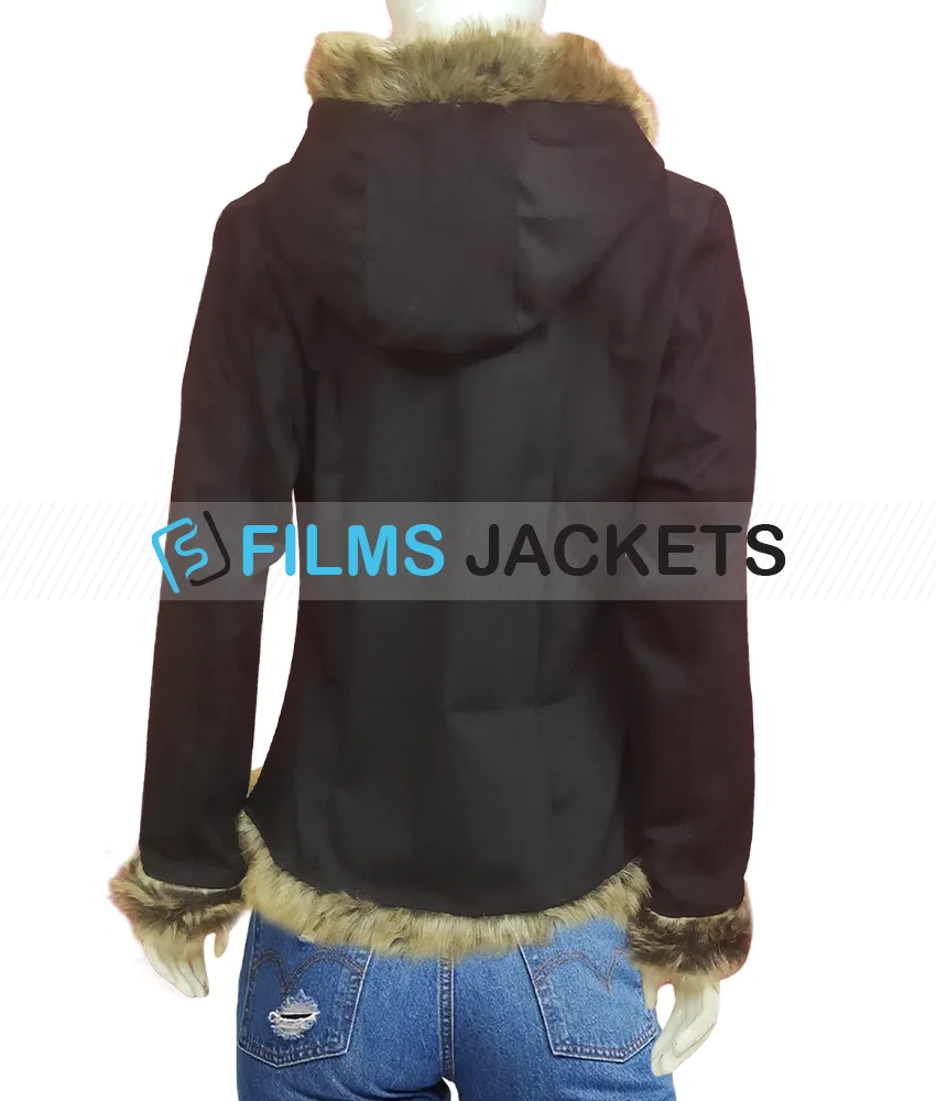 Durarara Izaya Jacket with Fur Hoodie Durarara Izaya Jacket with Fur Hoodie - Image 2