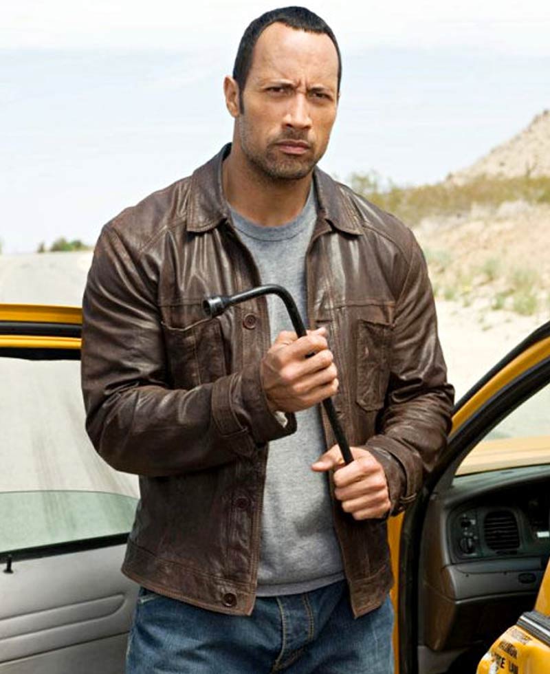 Race To Witch Mountain Film Dwayne Johnson Leather Jacket Race To Witch Mountain Film Dwayne Johnson Leather Jacket - Image 2