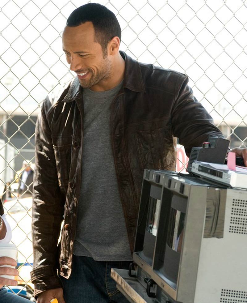 Race To Witch Mountain Film Dwayne Johnson Leather Jacket Race To Witch Mountain Film Dwayne Johnson Leather Jacket - Image 3