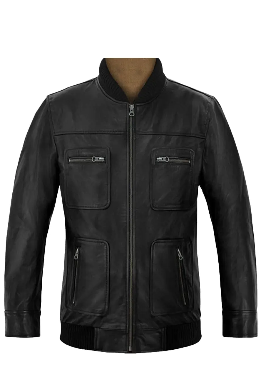 Dwayne Johnson The Rock Leather Jacket Dwayne Johnson The Rock Leather Jacket - Image 3
