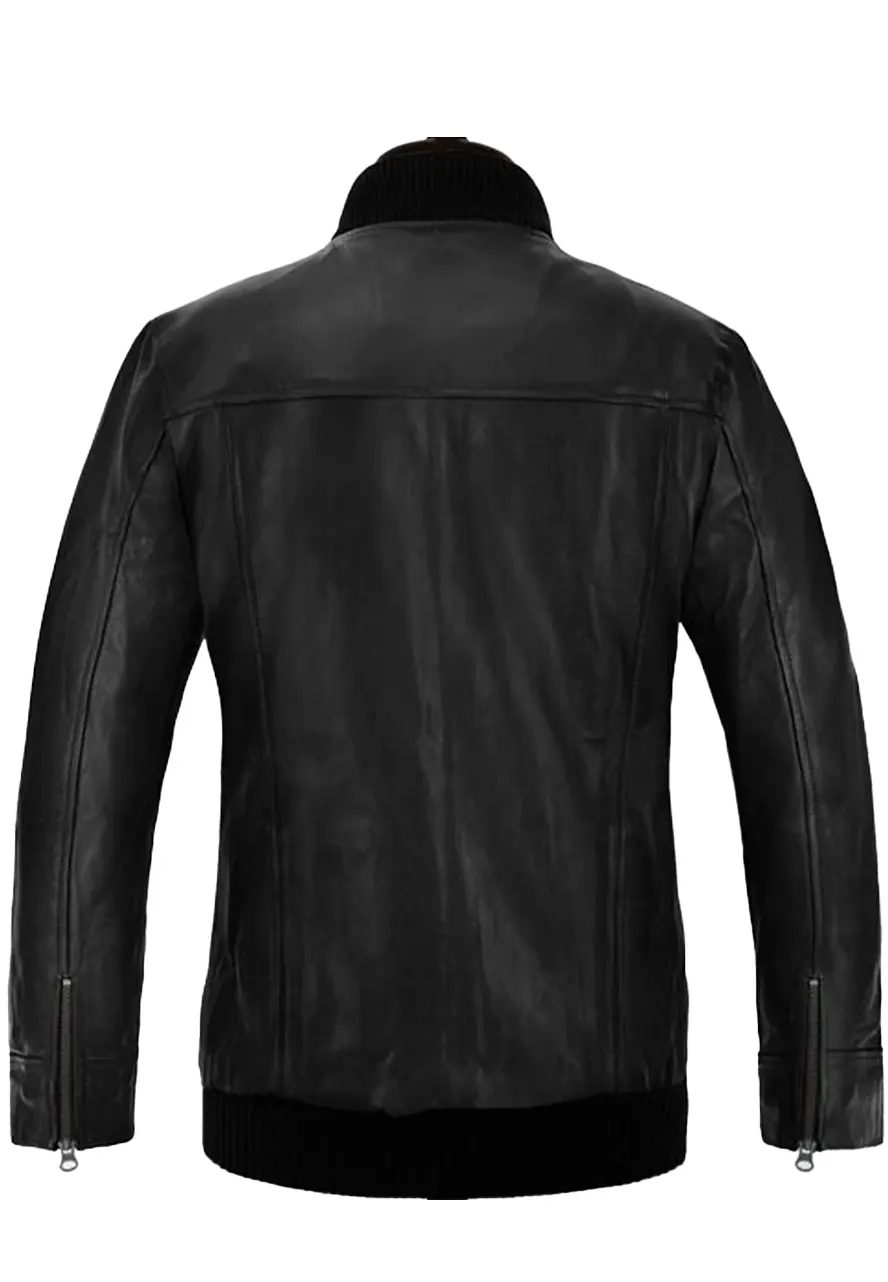 Dwayne Johnson The Rock Leather Jacket Dwayne Johnson The Rock Leather Jacket - Image 4