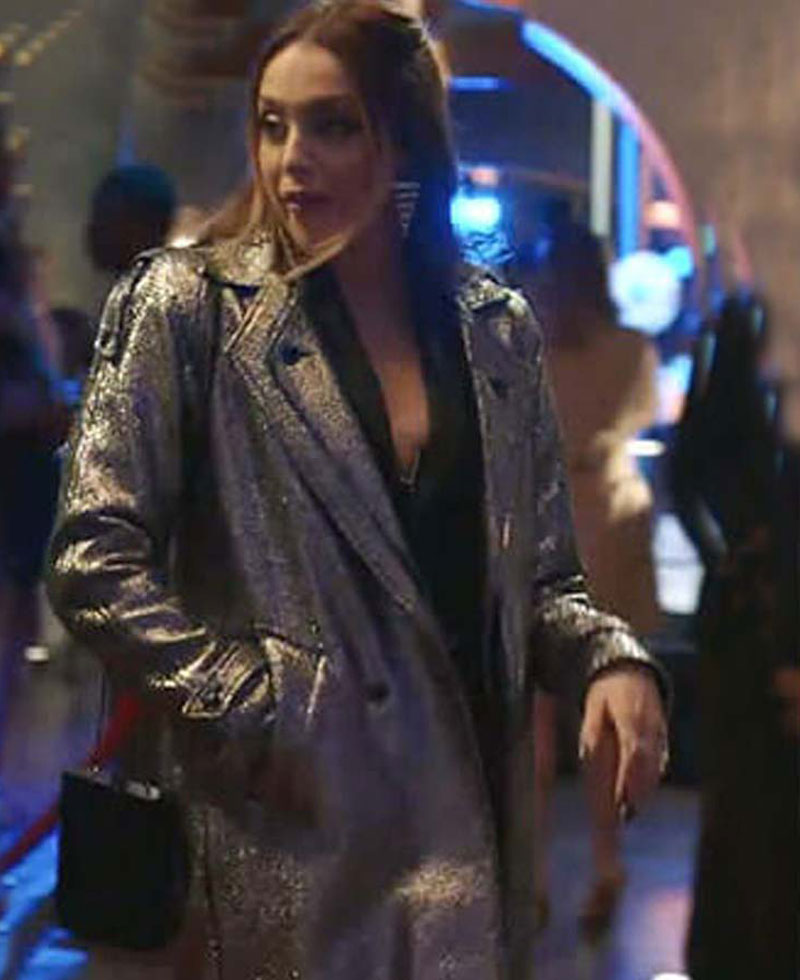 Dynasty Elizabeth Gillies Silver Coat Dynasty Elizabeth Gillies Silver Coat - Image 4