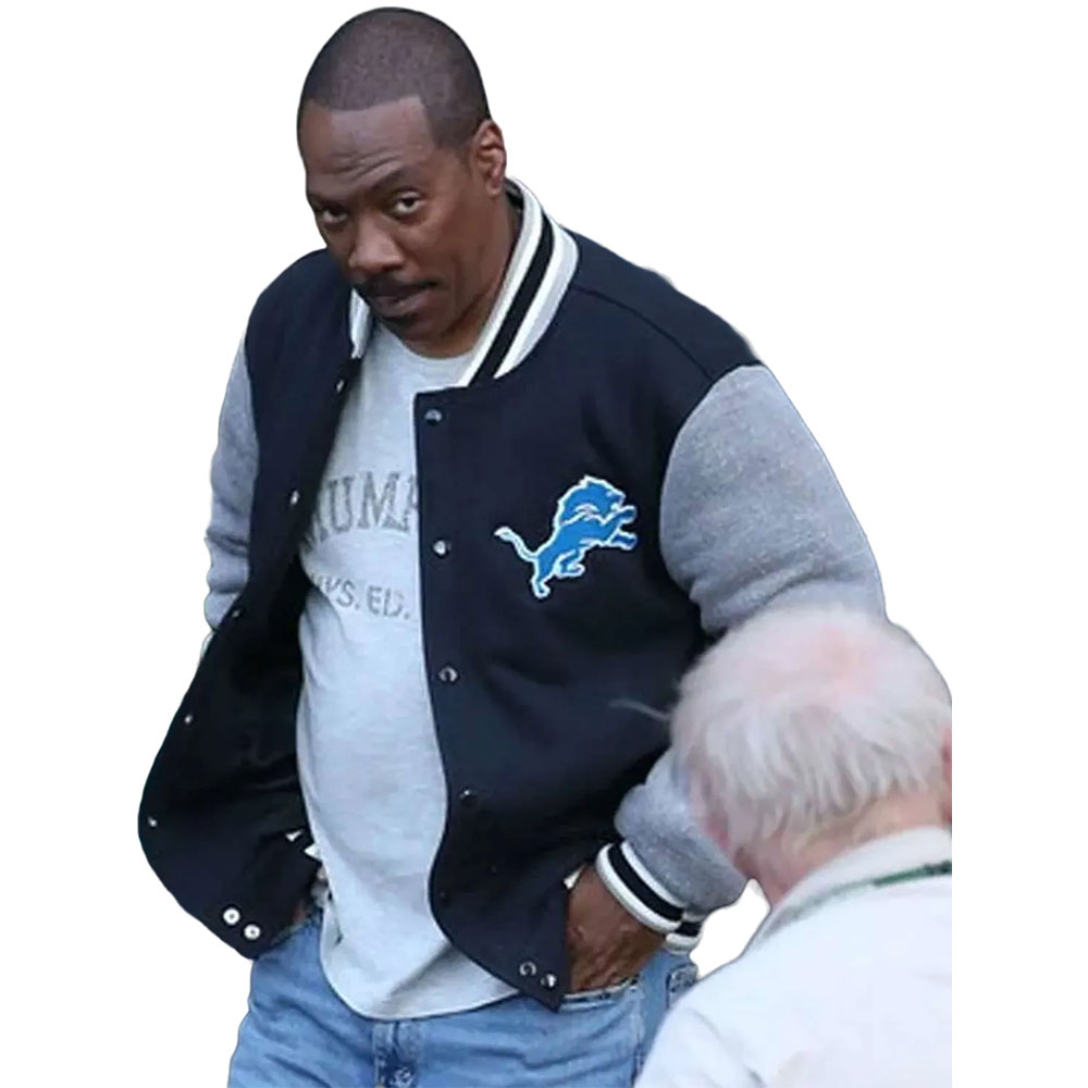 Eddie Murphy Detroit Lions Jacket beverly hills cop lions jacket