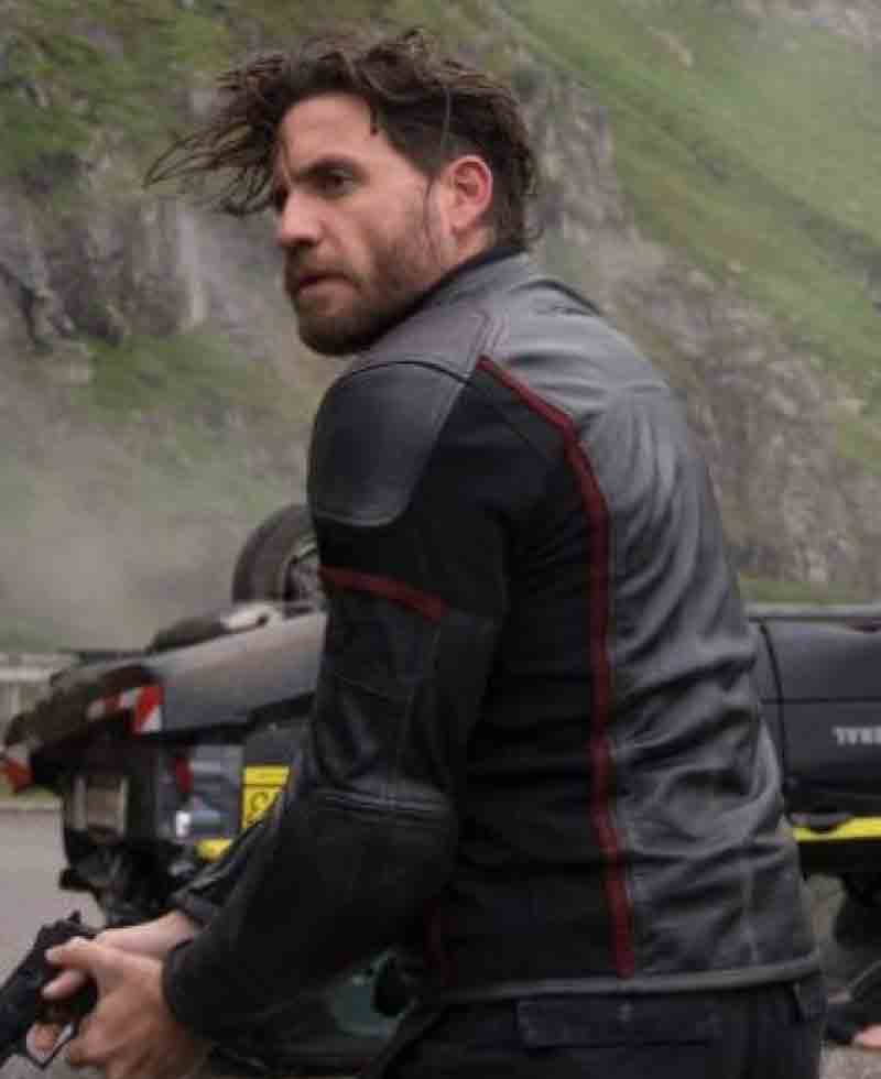 Point Break Edgar Ramirez Black Leather Biker Jacket Point Break Edgar Ramirez Black Leather Biker Jacket - Image 2