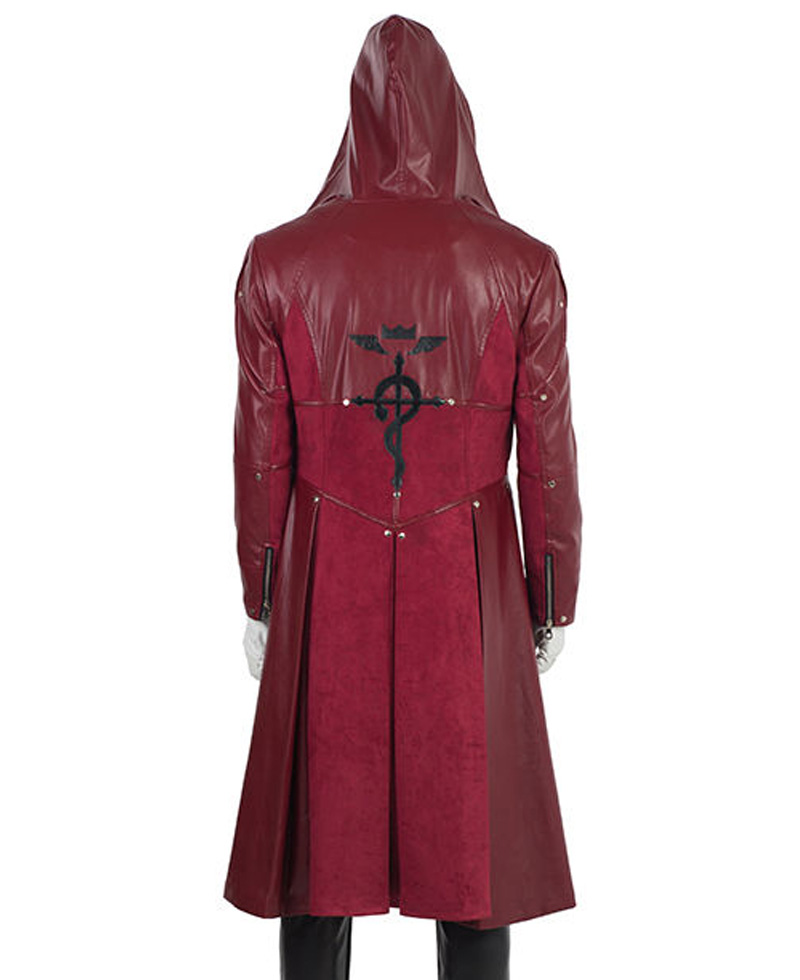 Edward Elric Fullmetal Alchemist Jacket with Hoodie Edward Elric Fullmetal Alchemist Jacket with Hoodie - Image 5