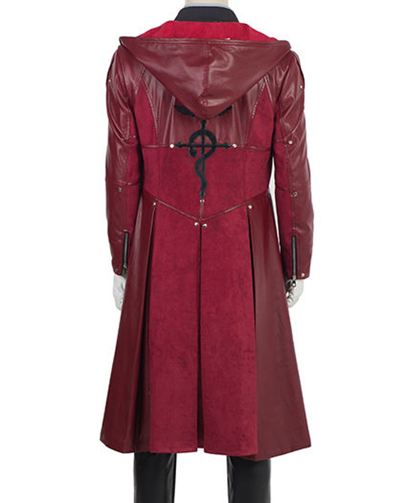 Edward Elric Fullmetal Alchemist Jacket with Hoodie Edward Elric Fullmetal Alchemist Jacket with Hoodie - Image 6