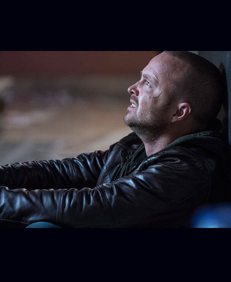 El Camino A Breaking Bad Aaron Paul Brown Leather Jacket El Camino A Breaking Bad Aaron Paul Brown Leather Jacket - Image 7