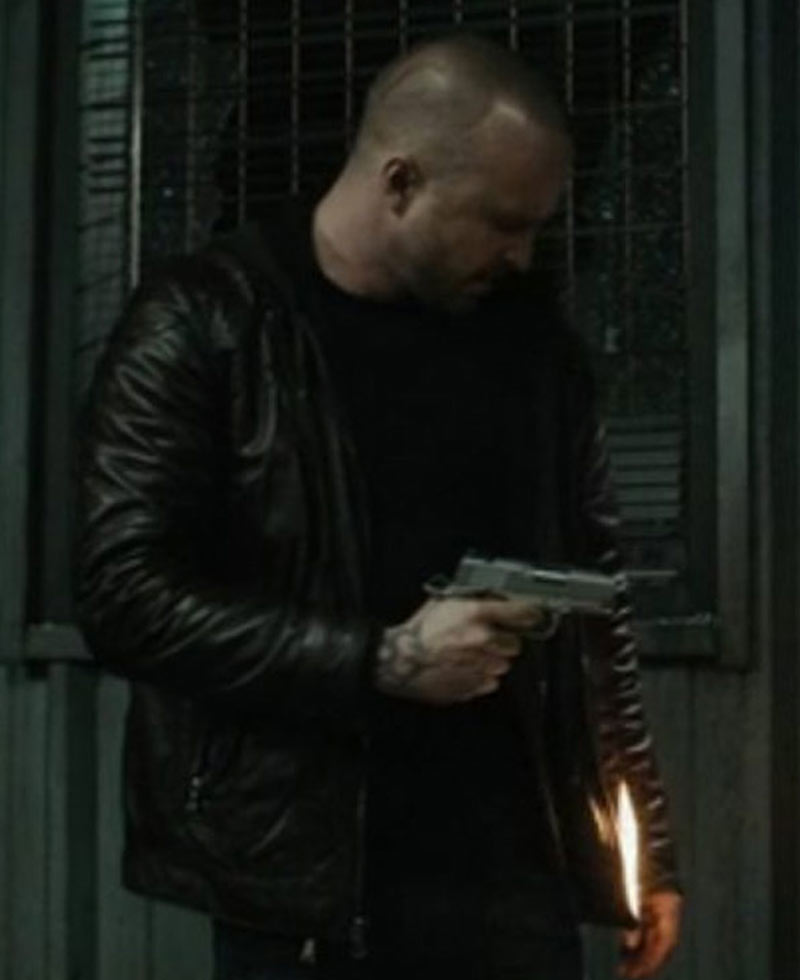 El Camino A Breaking Bad Aaron Paul Brown Leather Jacket El Camino A Breaking Bad Aaron Paul Brown Leather Jacket - Image 6
