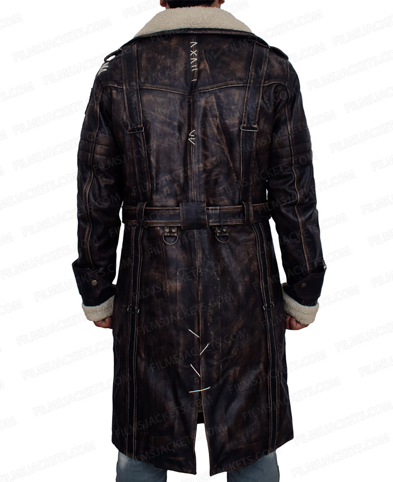 Fallout 4 Elder Maxson Battlecoat with Fur Collar Fallout 4 Elder Maxson Battlecoat with Fur Collar - Image 2