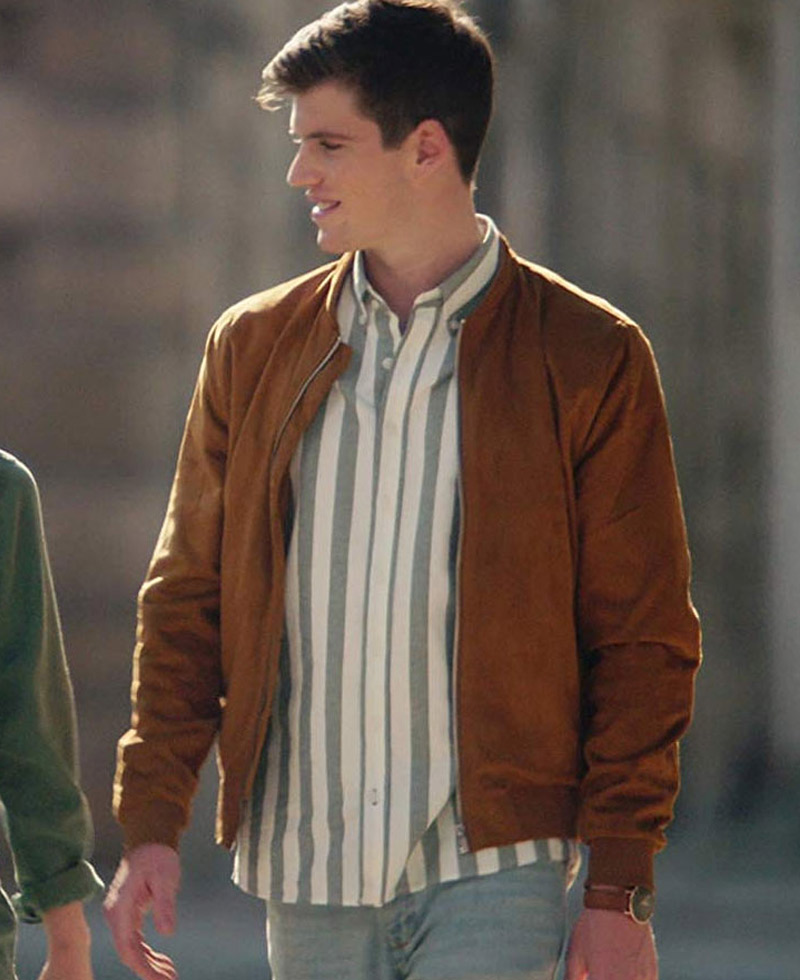 Elite Miguel Bernardeau Suede Leather Jacket Elite Miguel Bernardeau Suede Leather Jacket