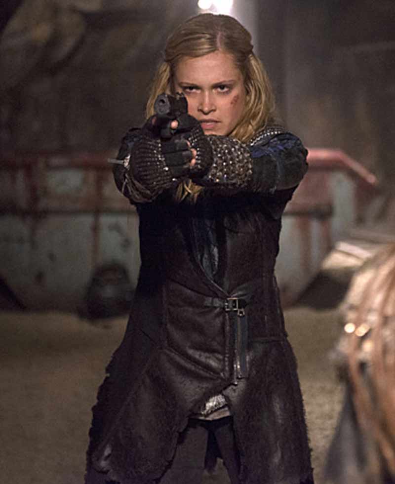 Clarke Griffin The 100 Leather Coat Clarke Griffin The 100 Leather Coat - Image 3