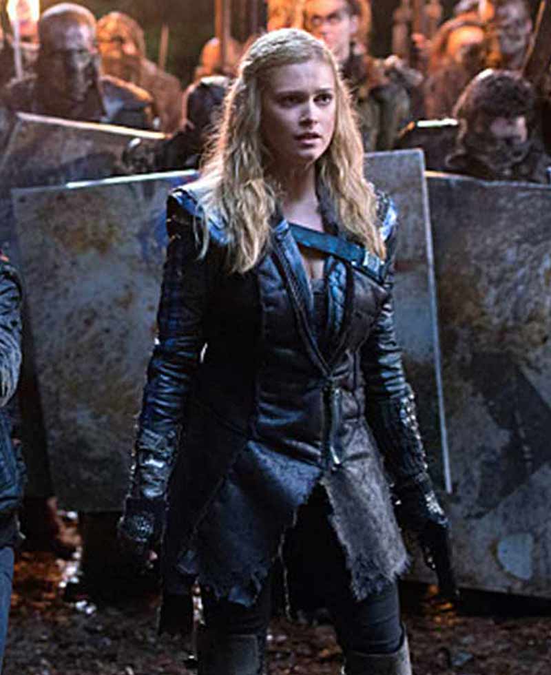 Clarke Griffin The 100 Leather Coat Clarke Griffin The 100 Leather Coat - Image 2