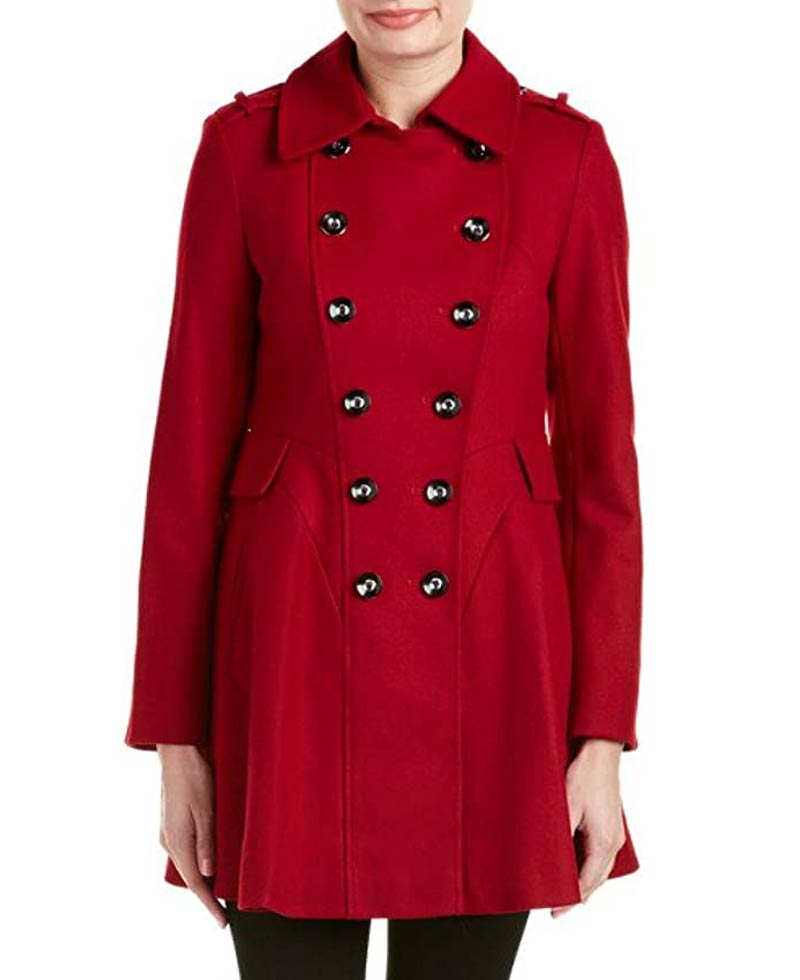Christmas At Pemberley Manor Jessica Lowndes Wool Coat elizabeth bennett coat