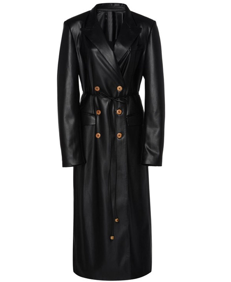Dynasty Elizabeth Gillies Leather Coat Dynasty Elizabeth Gillies Leather Coat