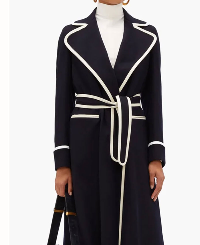 Dynasty S03 Elizabeth Gillies Belted Coat Dynasty S03 Elizabeth Gillies Belted Coat - Image 4