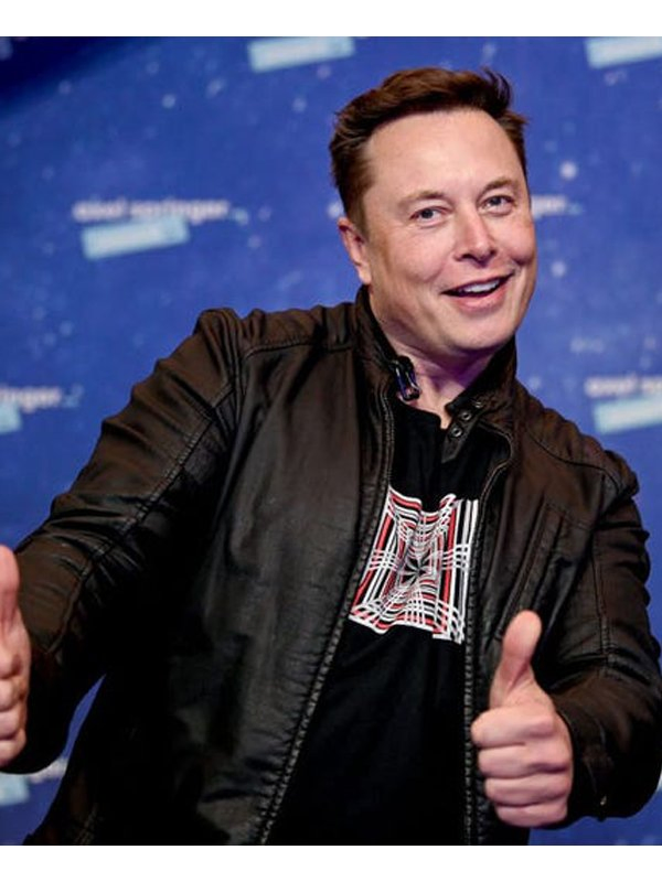 Elon Musk Tesla Event Leather Jacket Elon Musk Tesla Event Leather Jacket - Image 4