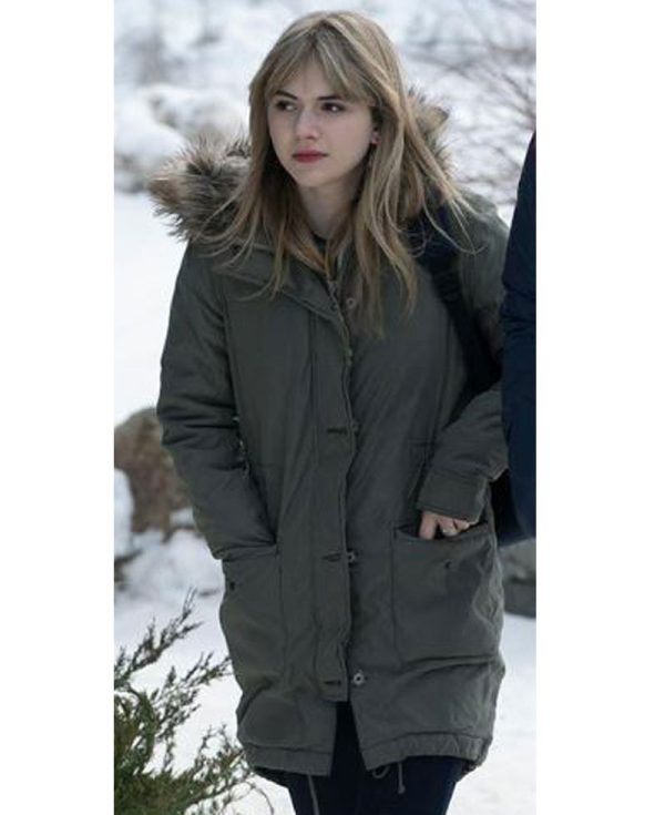 Emilia Jones Locke and Key Green Jacket