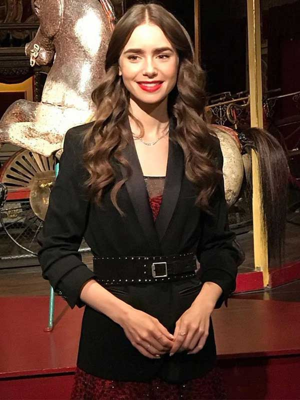 Emily In Paris S2 Emily Cooper Black Blazer