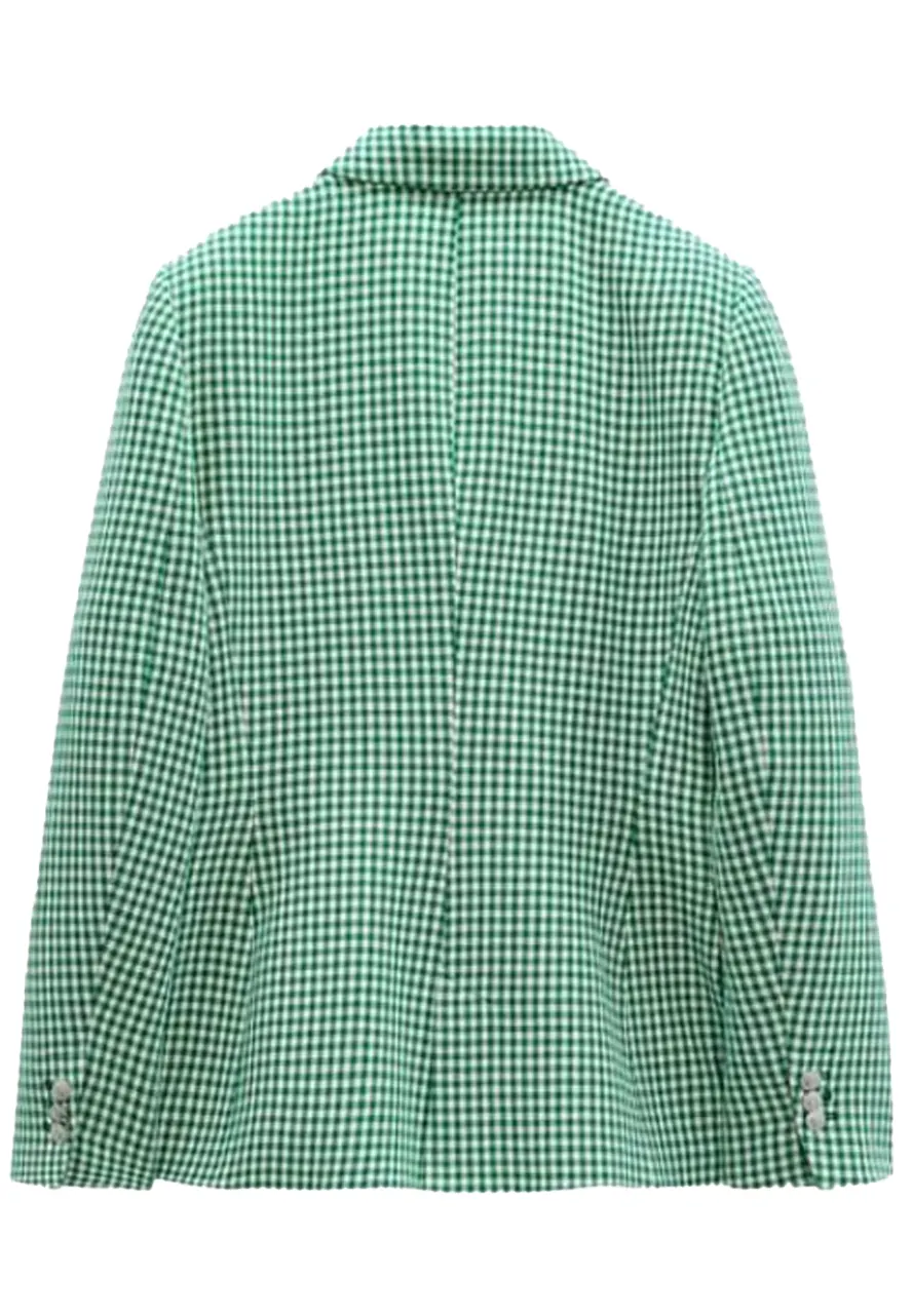Emily In Paris S2 Emily Cooper Green Check Coat Emily In Paris S2 Emily Cooper Green Check Coat - Image 3