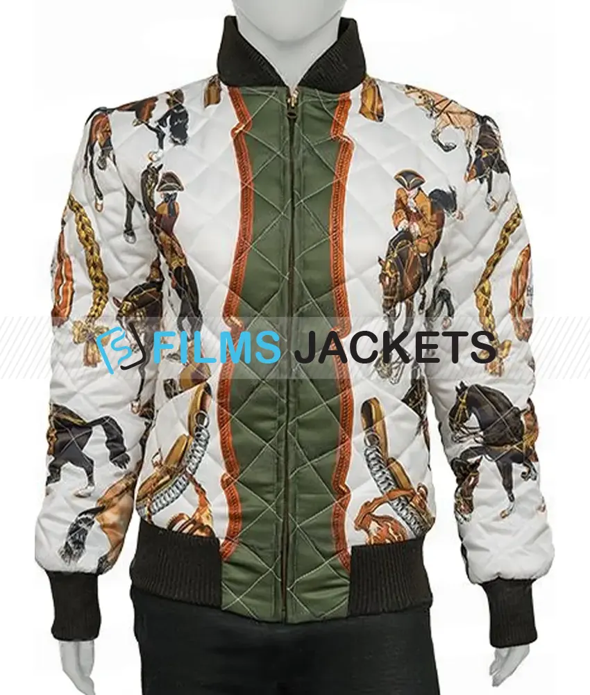 Emily In Paris S2 Lily Collins Satin Jacket Emily In Paris S2 Lily Collins Satin Jacket - Image 2