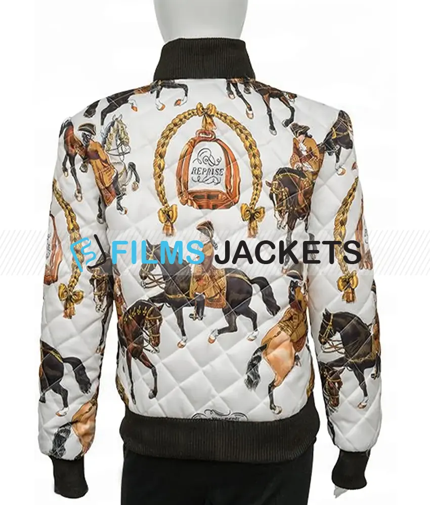 Emily In Paris S2 Lily Collins Satin Jacket Emily In Paris S2 Lily Collins Satin Jacket - Image 3