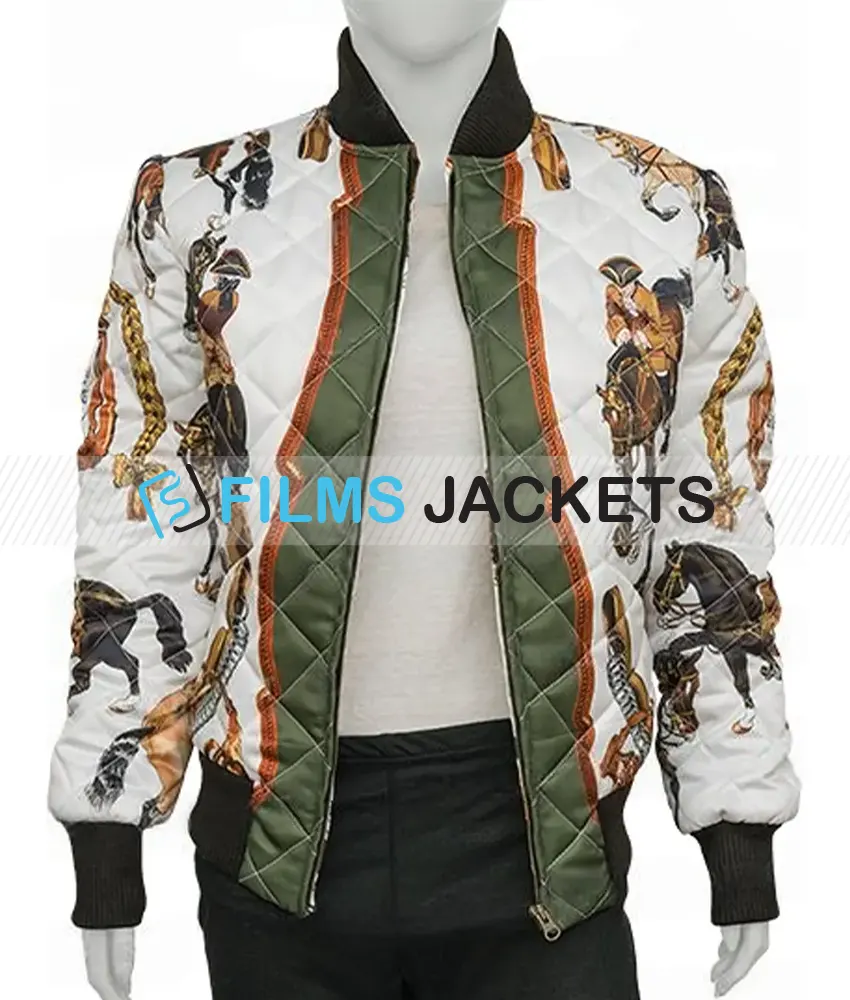 Emily In Paris S2 Lily Collins Satin Jacket Emily In Paris S2 Lily Collins Satin Jacket - Image 4