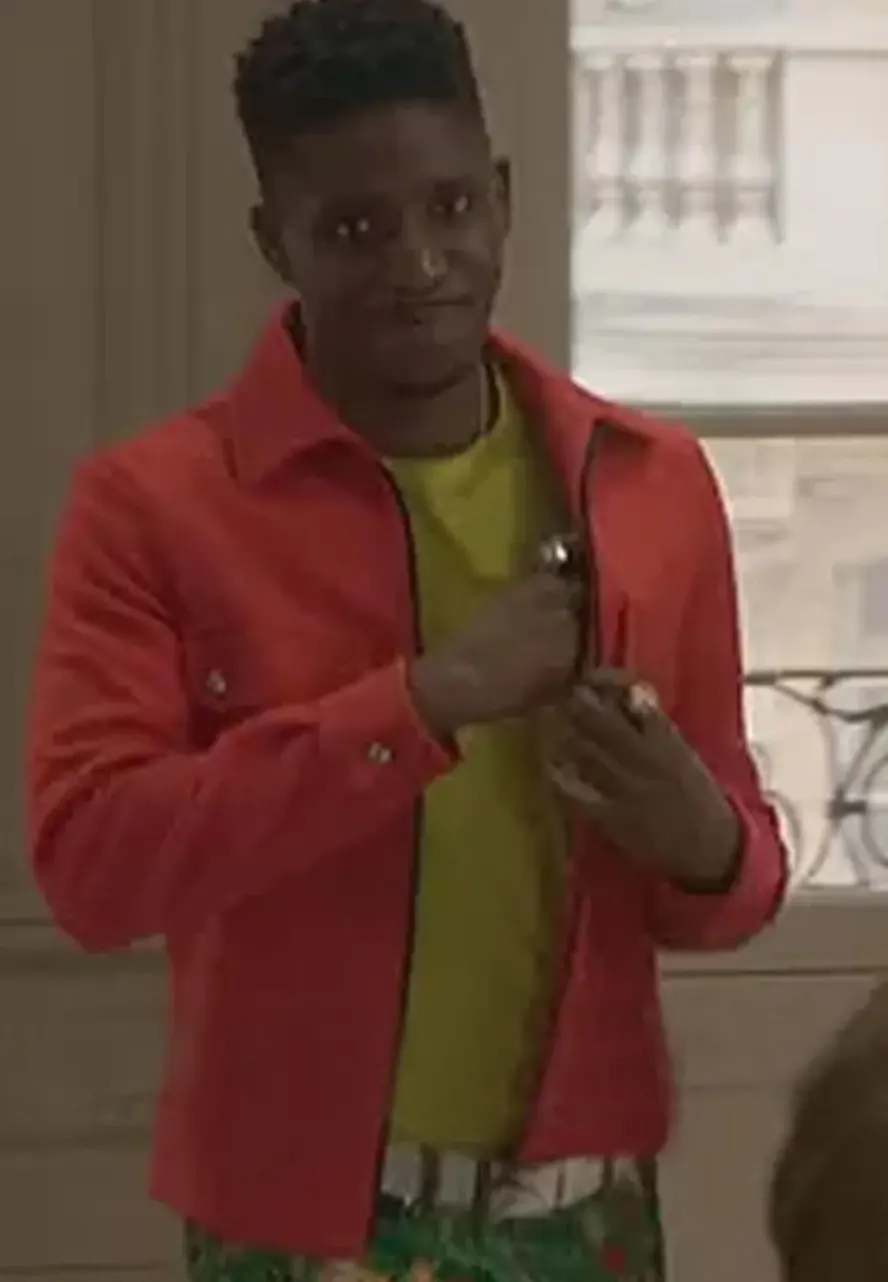 Emily in Paris S2 Samuel Arnold Orange Jacket Emily in Paris S2 Samuel Arnold Orange Jacket - Image 3