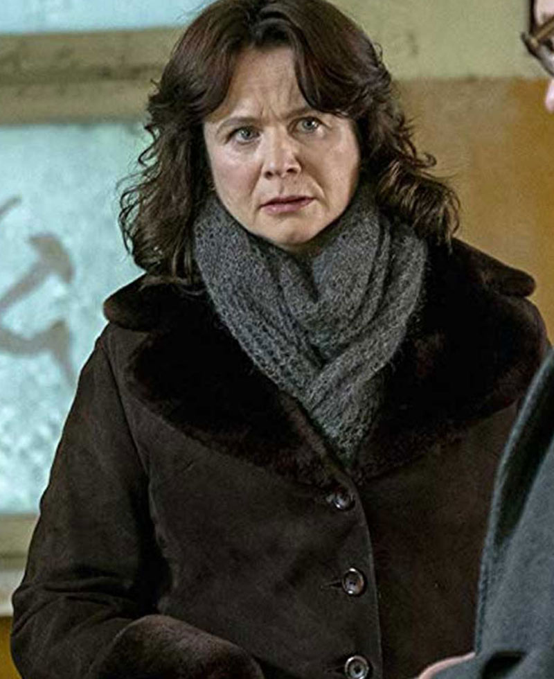 Emily Watson Chernobyl Shearling Coat Emily Watson Chernobyl Shearling Coat
