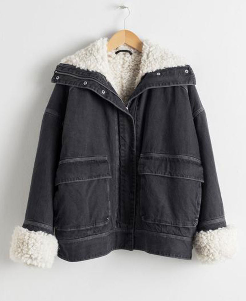 Holidate Emma Roberts Denim Black Jacket Holidate Emma Roberts Denim Black Jacket - Image 2