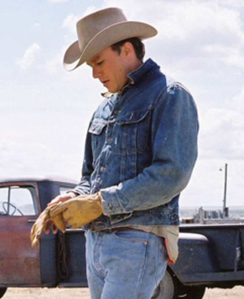 Heath Ledger Brokeback Mountain Denim Blue Jacket Heath Ledger Brokeback Mountain Denim Blue Jacket - Image 4