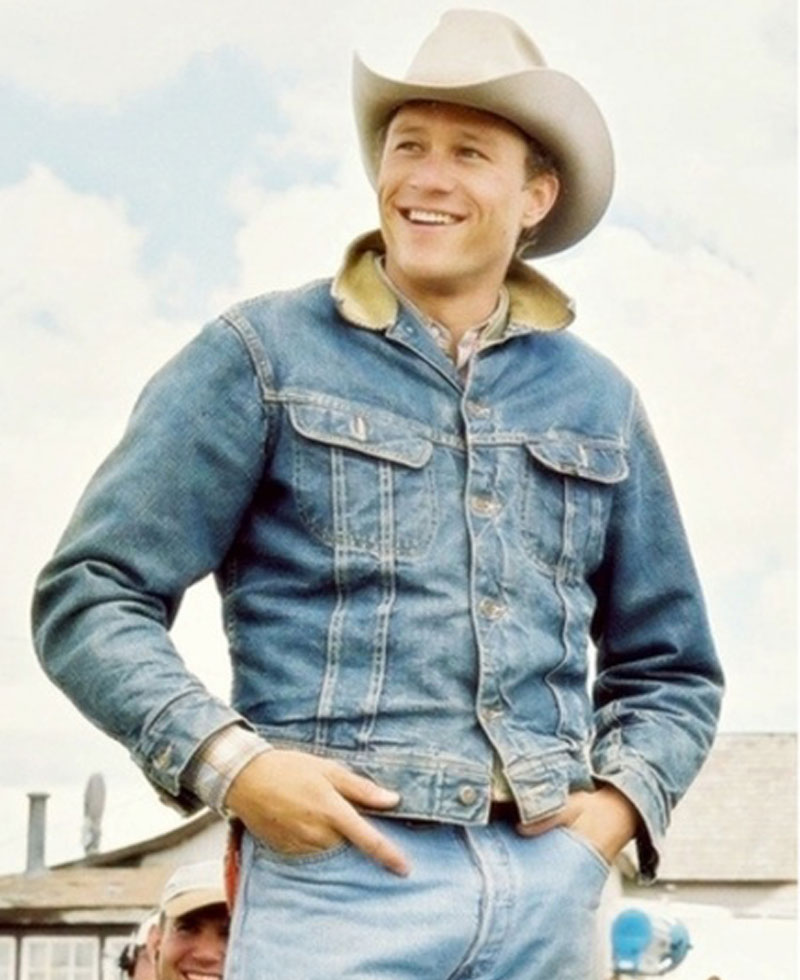 Heath Ledger Brokeback Mountain Denim Blue Jacket Heath Ledger Brokeback Mountain Denim Blue Jacket - Image 3