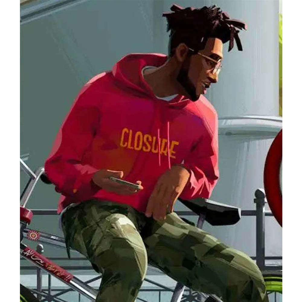 Jabari Entergalactic Closure Hoodie kid cudi entergalactic closure hoodie