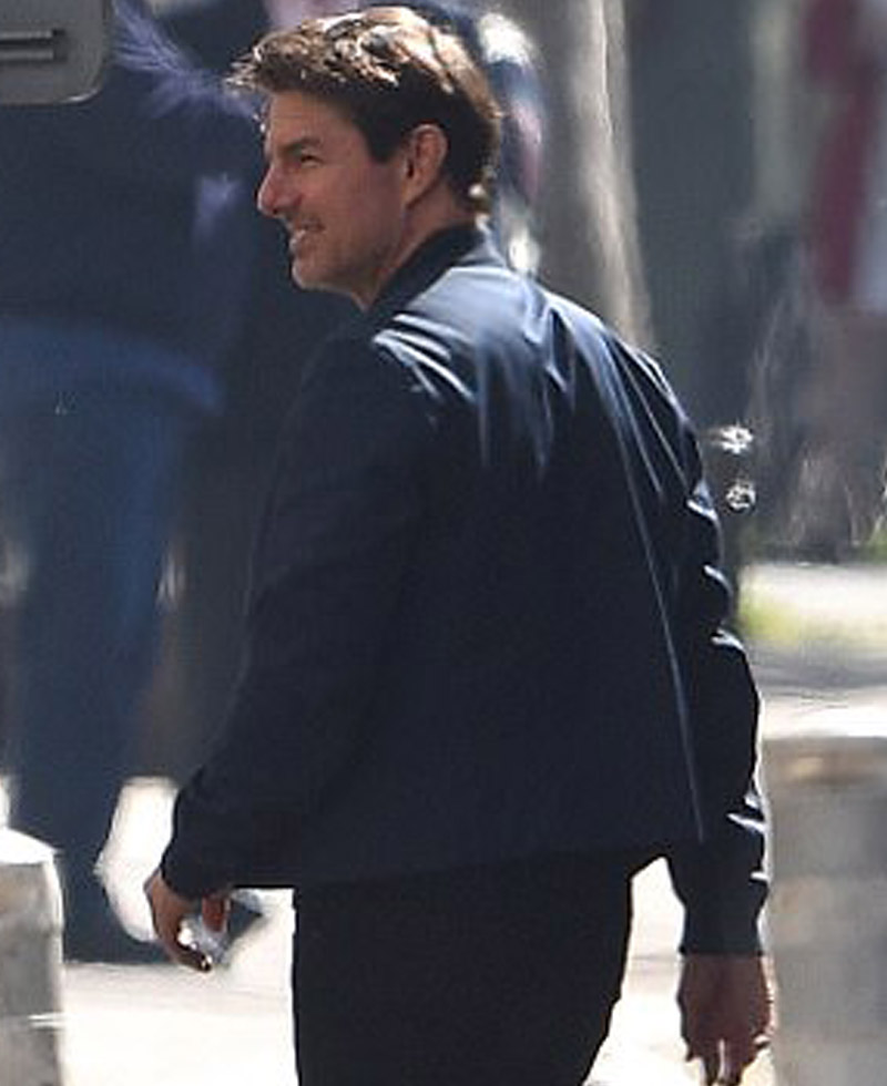 Mission Impossible 6 Tom Cruise Blue Jacket Mission Impossible 6 Tom Cruise Blue Jacket - Image 3
