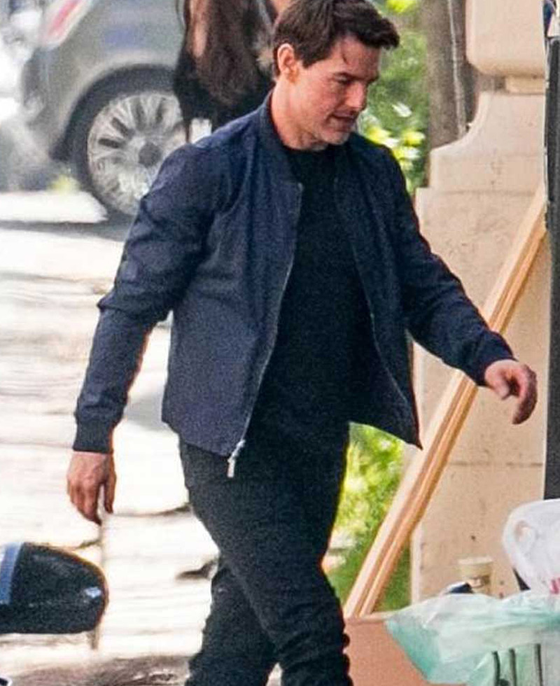 Mission Impossible 6 Tom Cruise Blue Jacket Mission Impossible 6 Tom Cruise Blue Jacket - Image 6