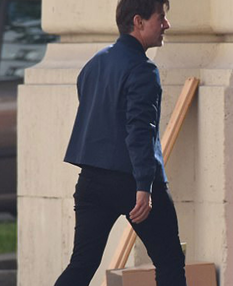 Mission Impossible 6 Tom Cruise Blue Jacket Mission Impossible 6 Tom Cruise Blue Jacket - Image 4