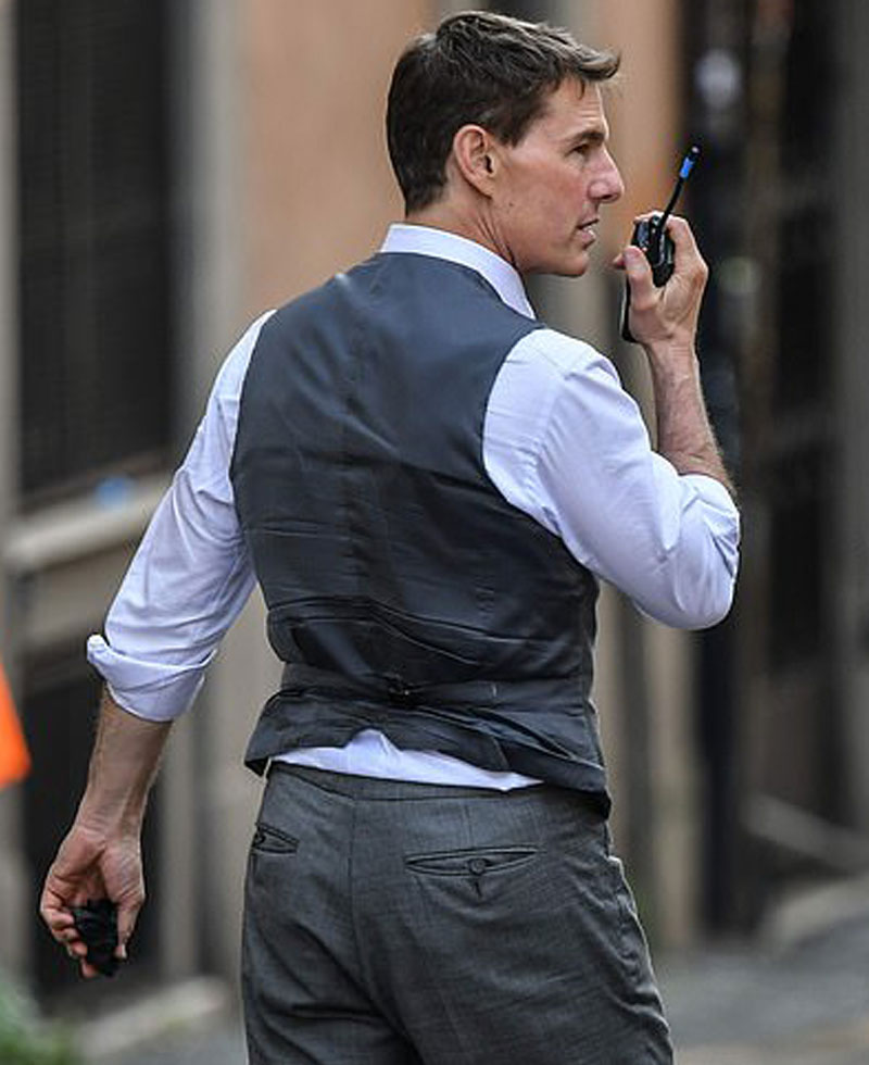 Tom Cruise Mission Impossible 7 Grey Vest Tom Cruise Mission Impossible 7 Grey Vest - Image 3